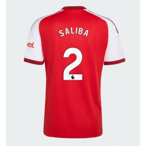 Arsenal William Saliba #2 Hjemmebanetrøje 2026-27 Kortærmet